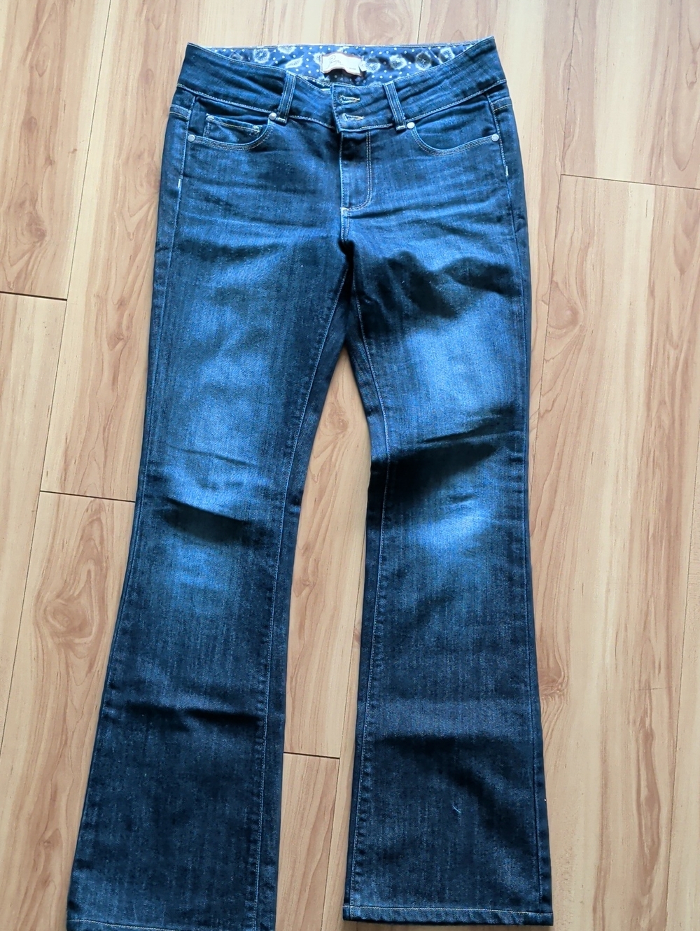 Women's Dark Blue Flared Jeans